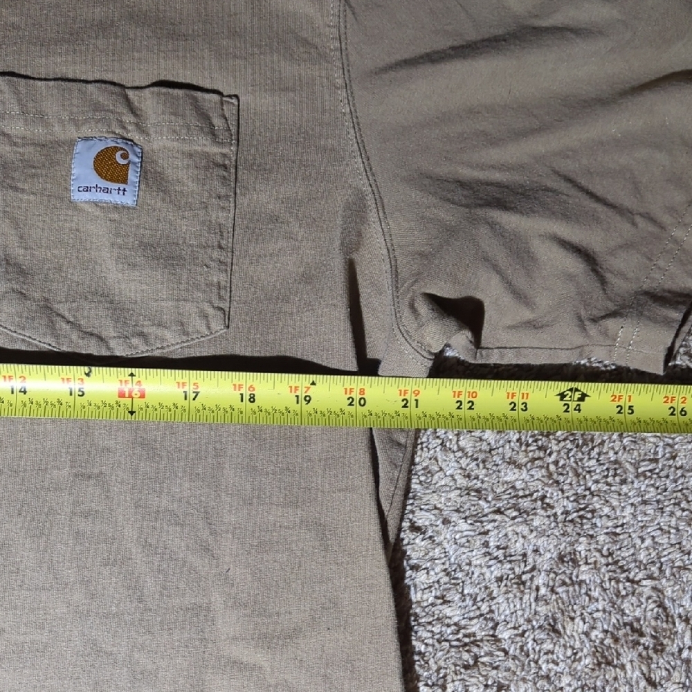 Carhartt Men's Short Sleeve Brown Tee - Picture 9 of 9